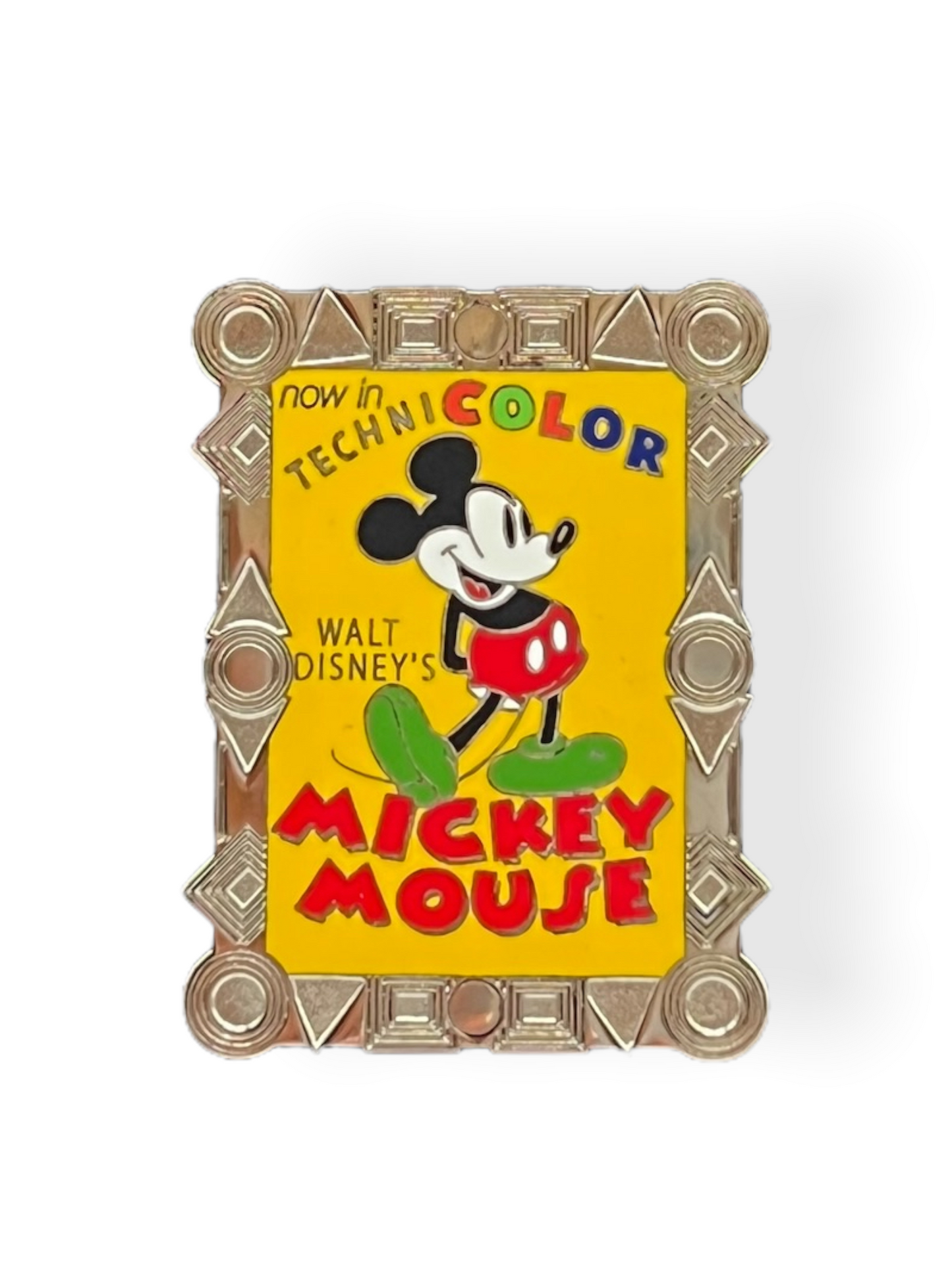 Disney Shopping Technicolor Mickey Mouse Poster Pin