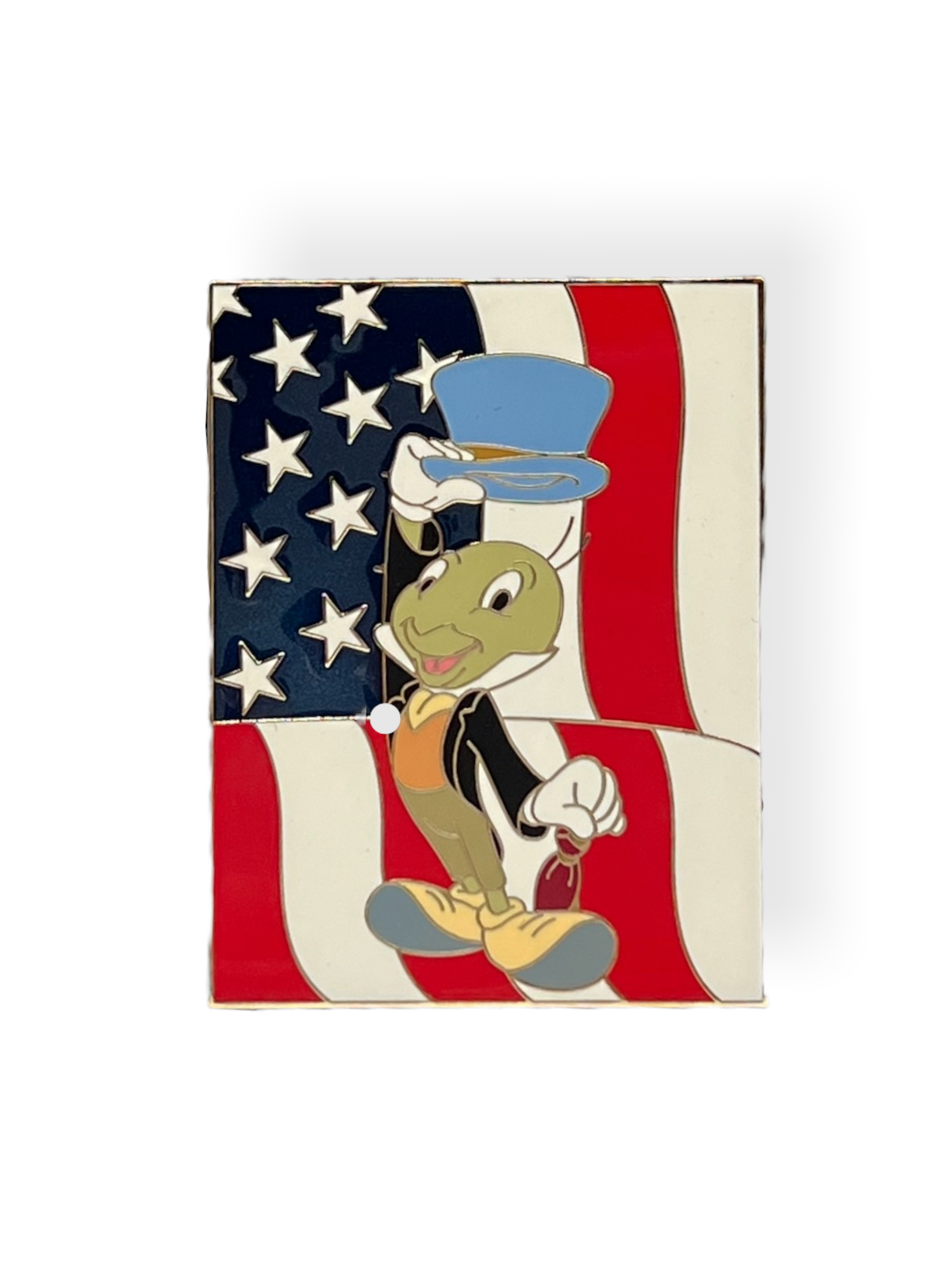 Disney Shopping American Flag Jiminy Cricket Pin