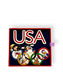USA Olympic Logo Rings Boxed Set