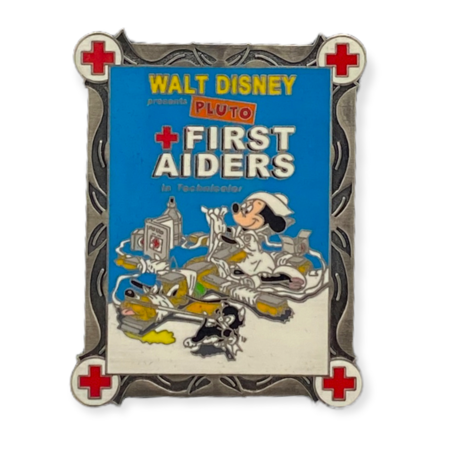 Disney Shopping Pluto First Aiders Poster Pin