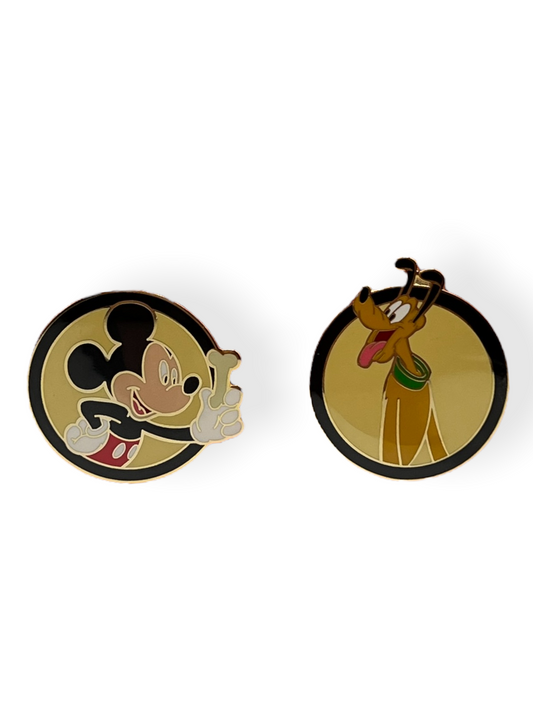 Disney Shopping Disney Pin Pals Mickey & Pluto Pin