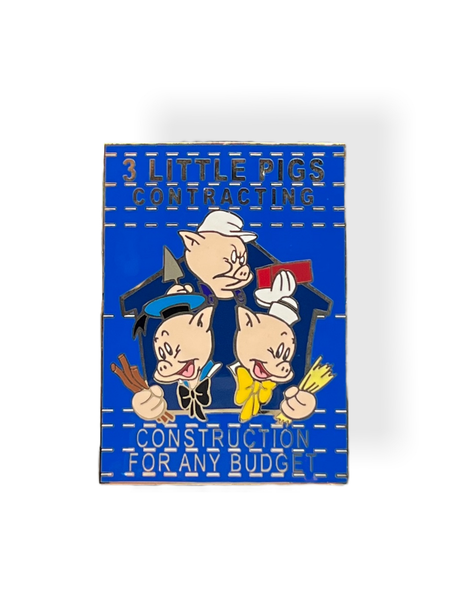 Disney Auctions Business Ads Three Little Pigs Construction Pin