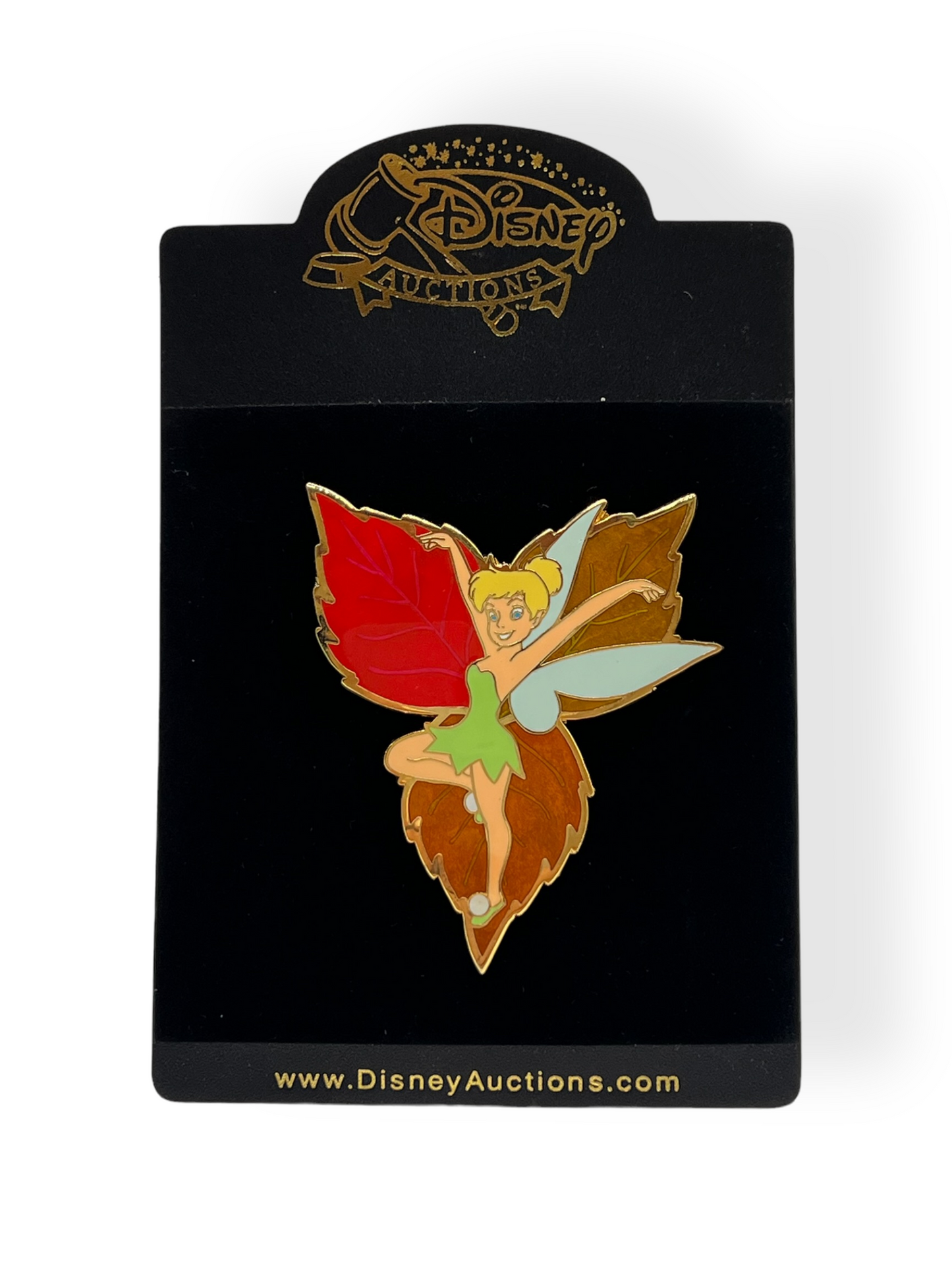 Disney Auctions Tinker Bell Autumn Leaves Jumbo Pin