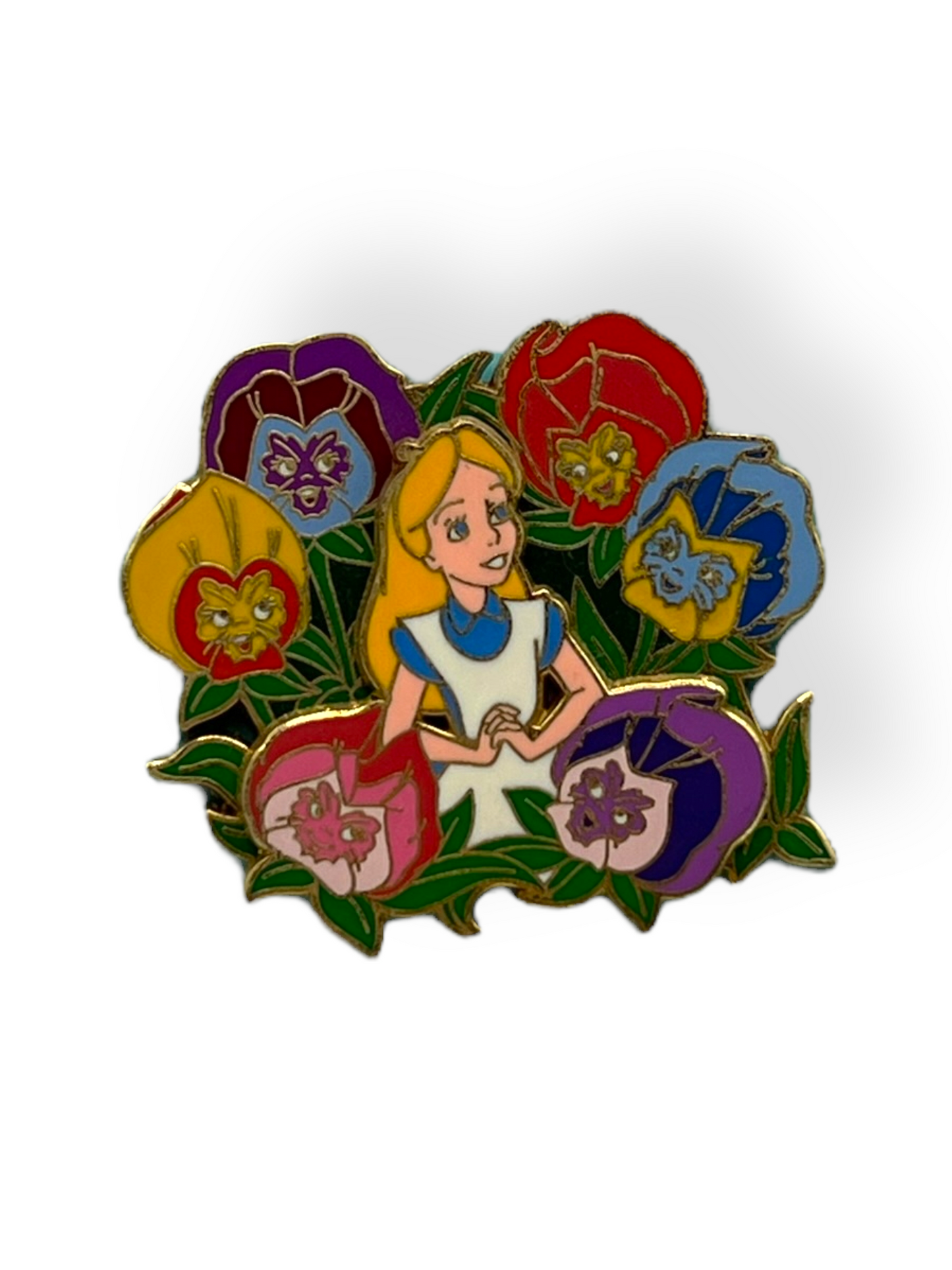 Alice In Wonderland Golden Afternoon Lithograph and Pin Set
