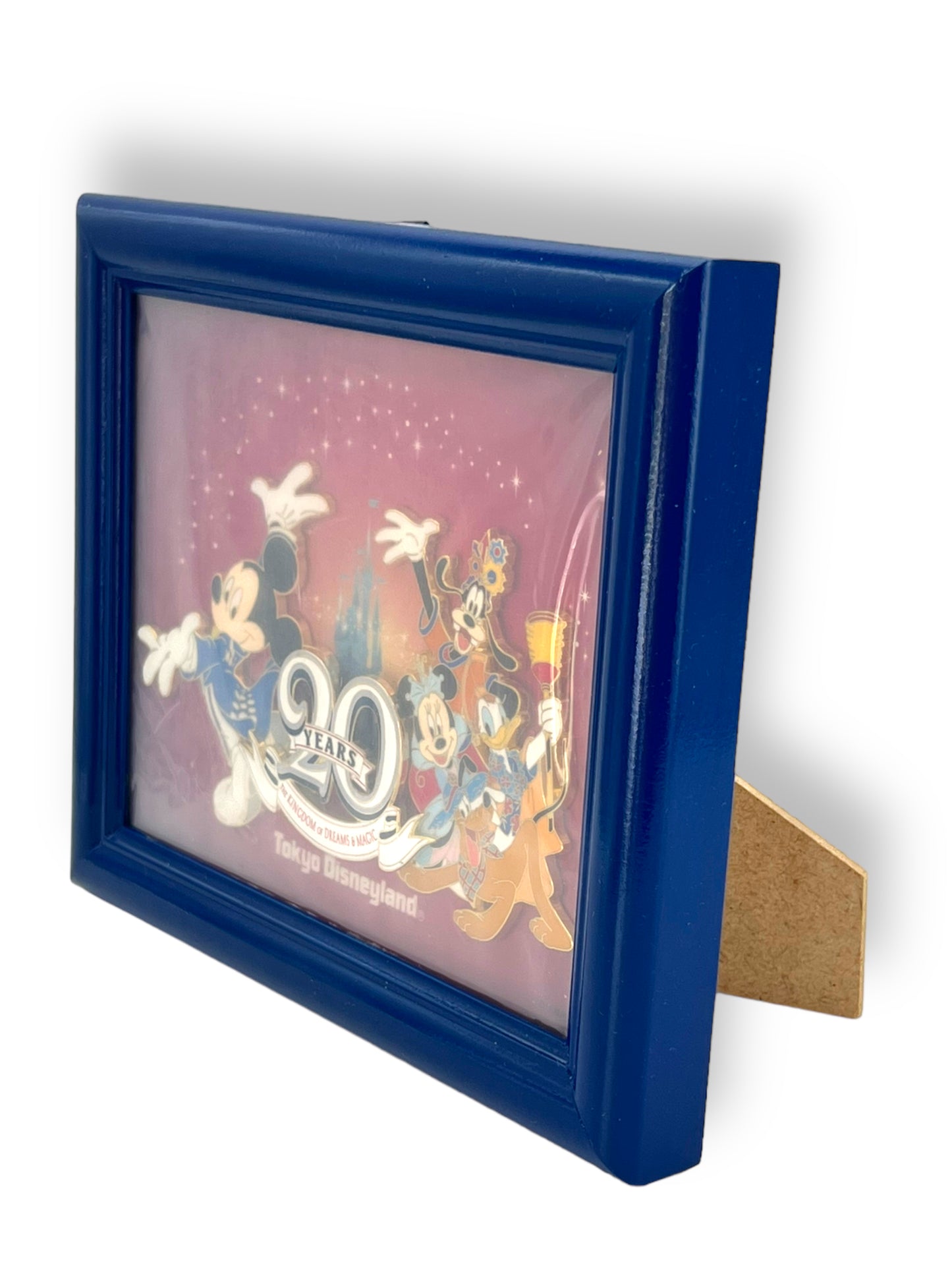 Tokyo Disneyland 20th Anniversary Mickey and Friends Jumbo Frame Pin