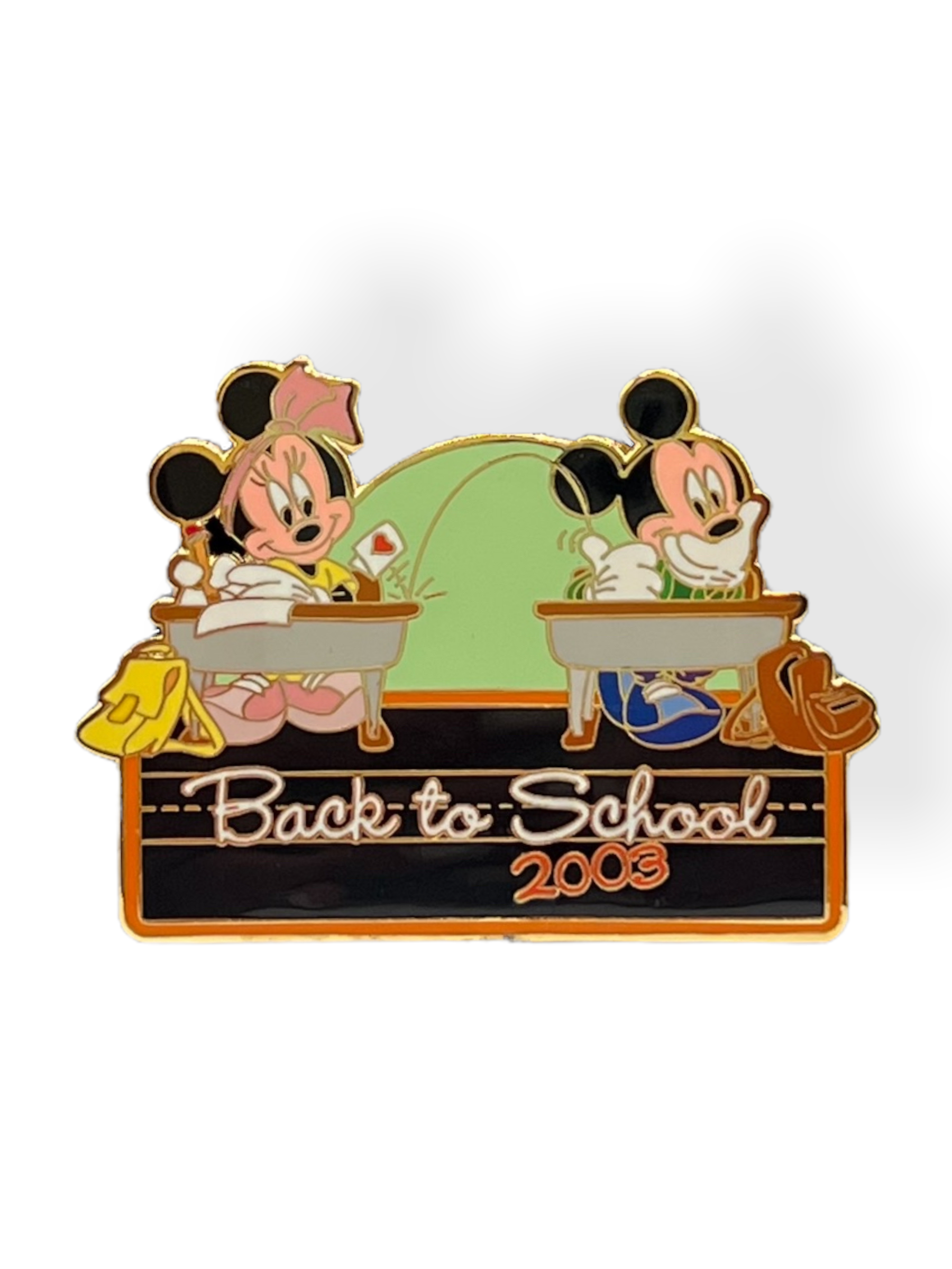 Disney Auctions Back To School 2003 Mickey & Minnie Pin