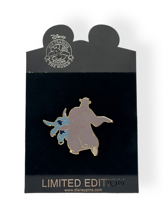 Disney Shopping Guest Star Stitch Baloo Pin