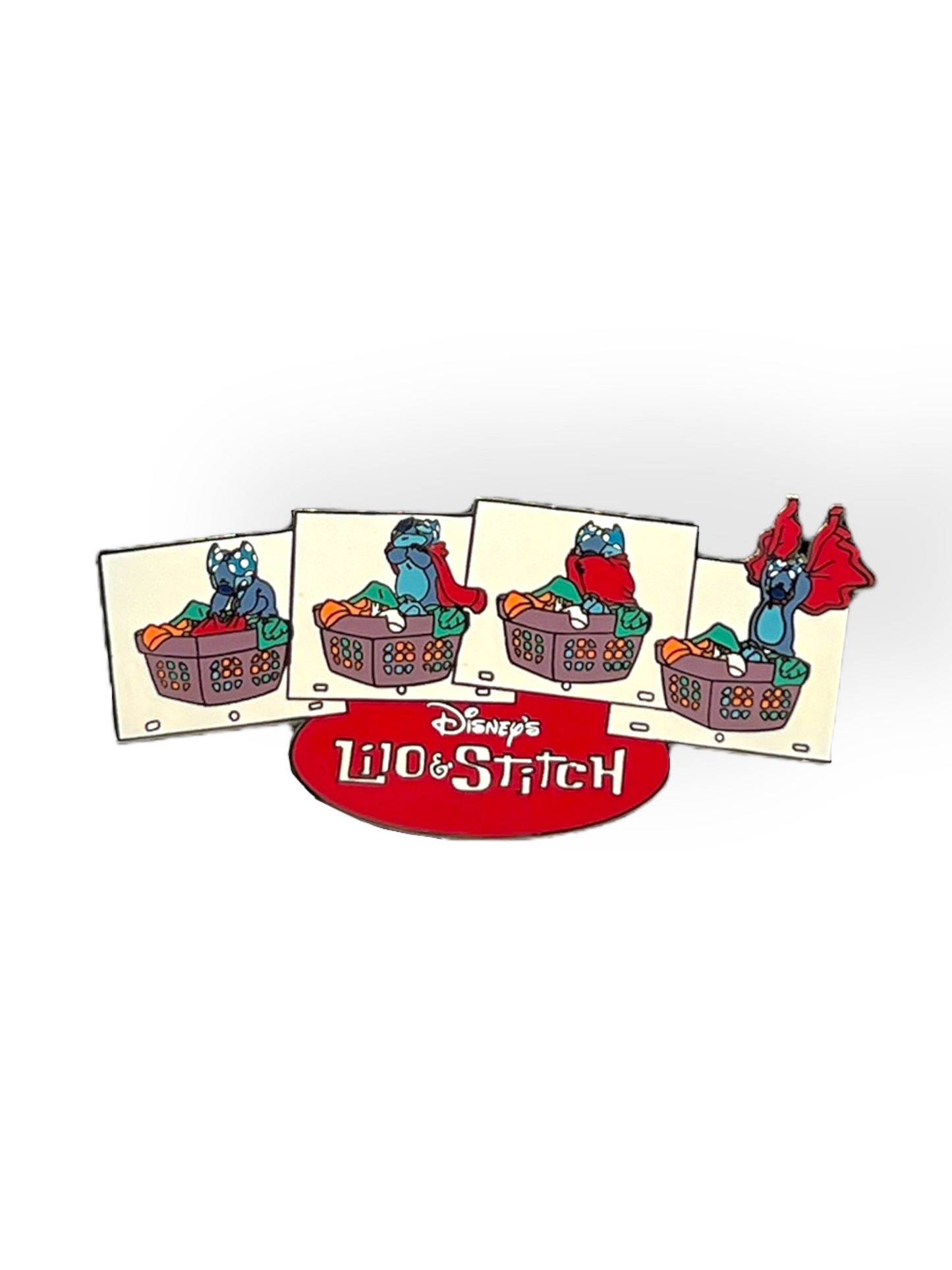 Disney Auctions Stitch Laundry Hero Pin