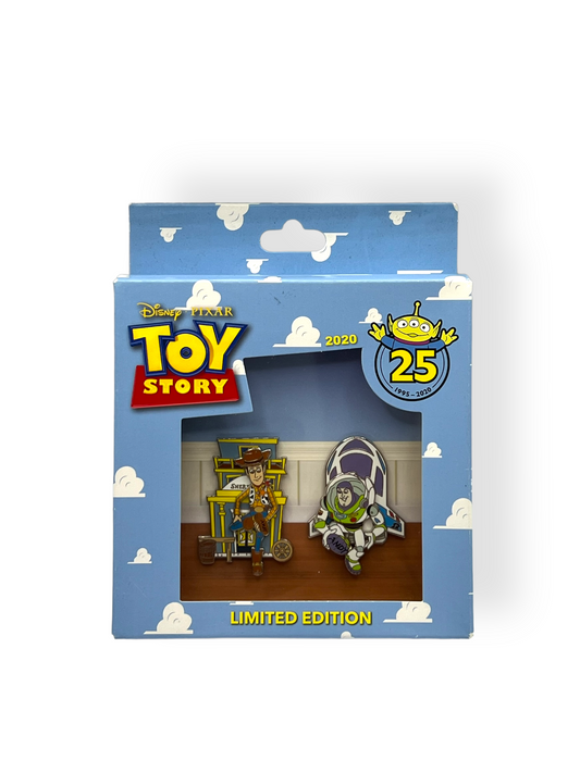 25th Anniversary Toy Story Buzz and Woody Pin Set