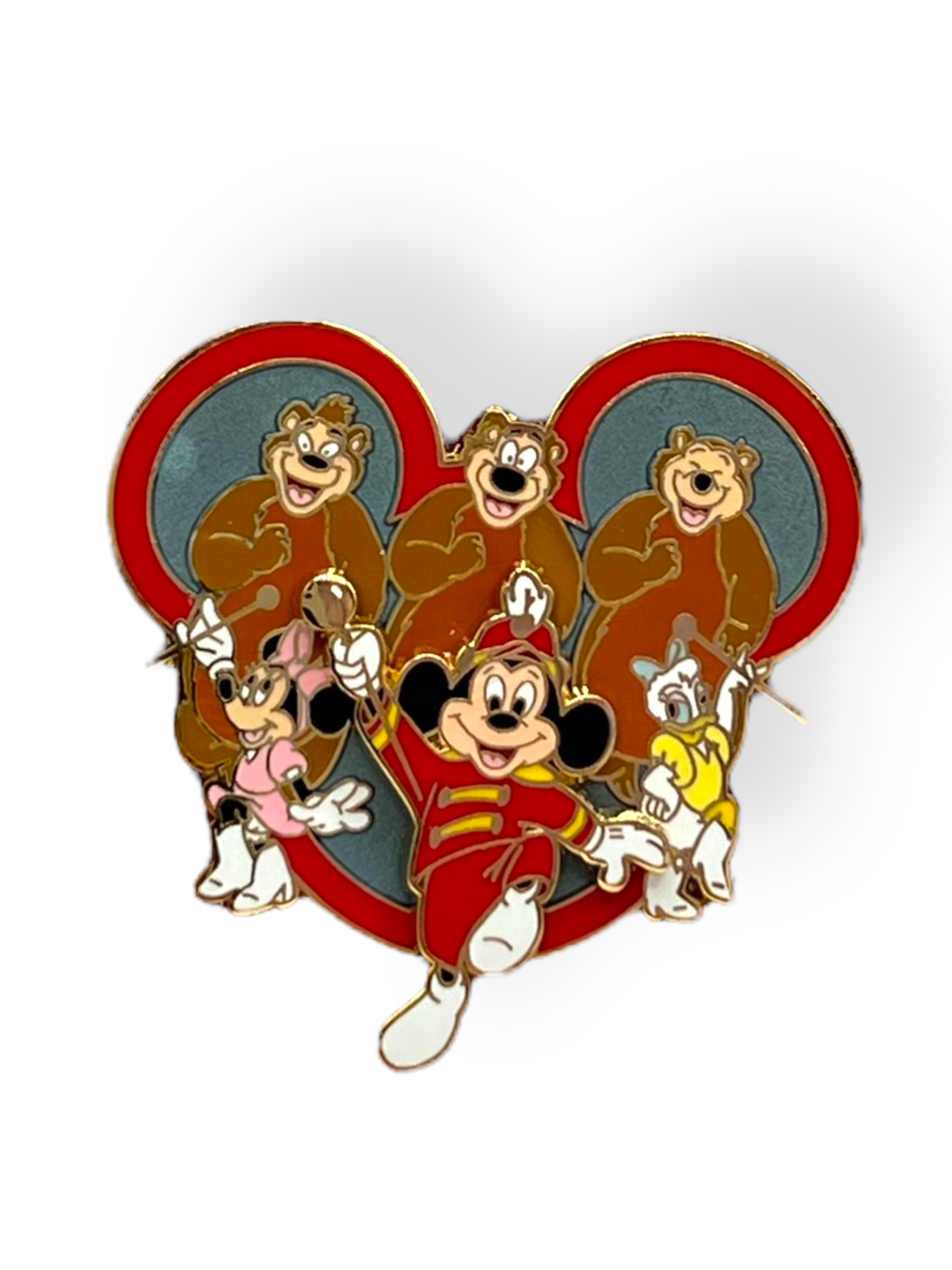 Mickey Band Leader Lithograph and Pin Set Mickey Band Leader Lithograph and Pin Set