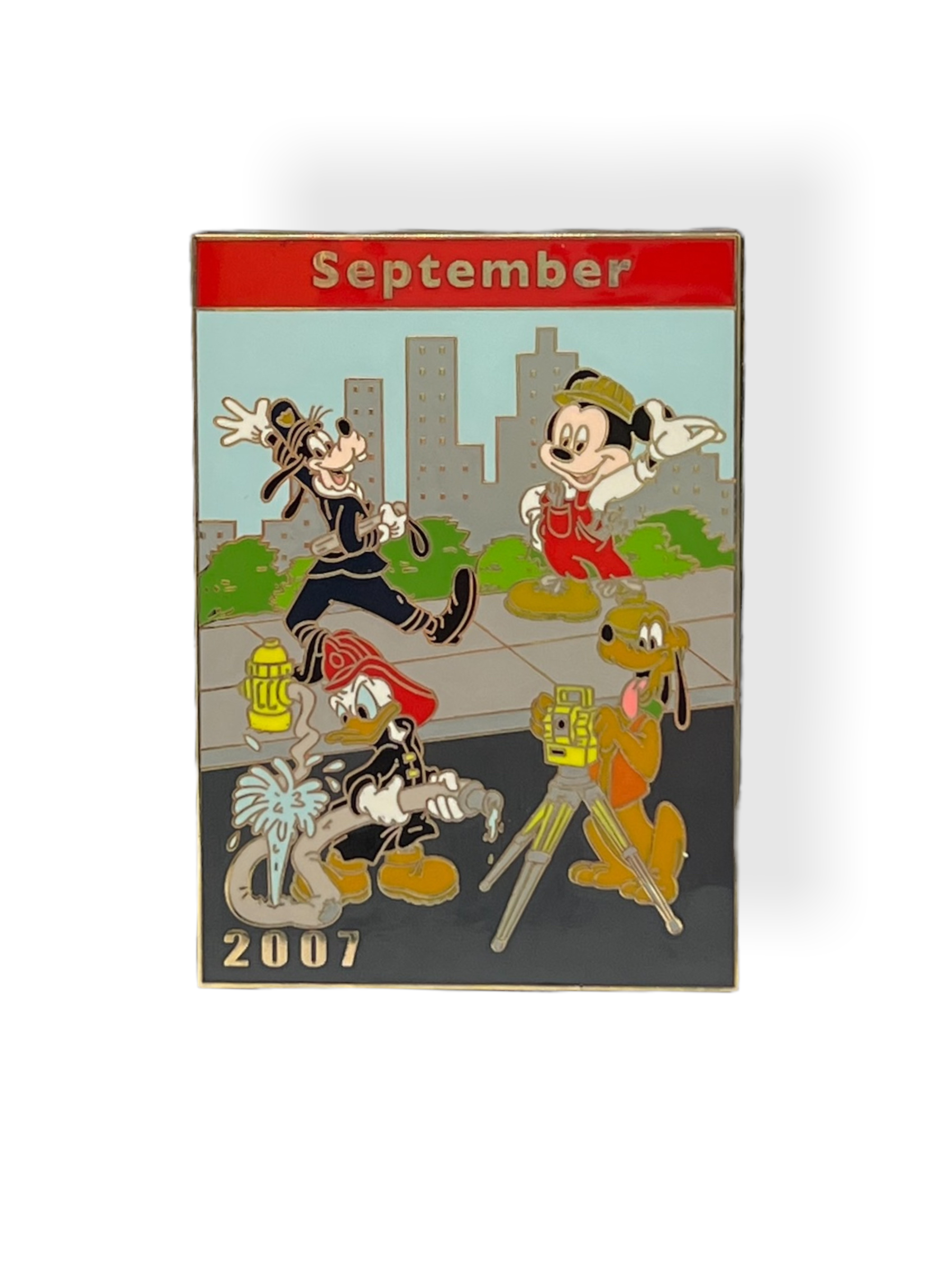 Disney Shopping Calendar September 2007 Fab 4 Pin