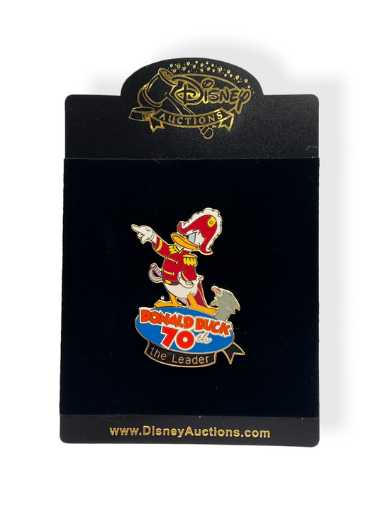 Disney Auctions 70th Anniversary Donald Duck The Leader Pin