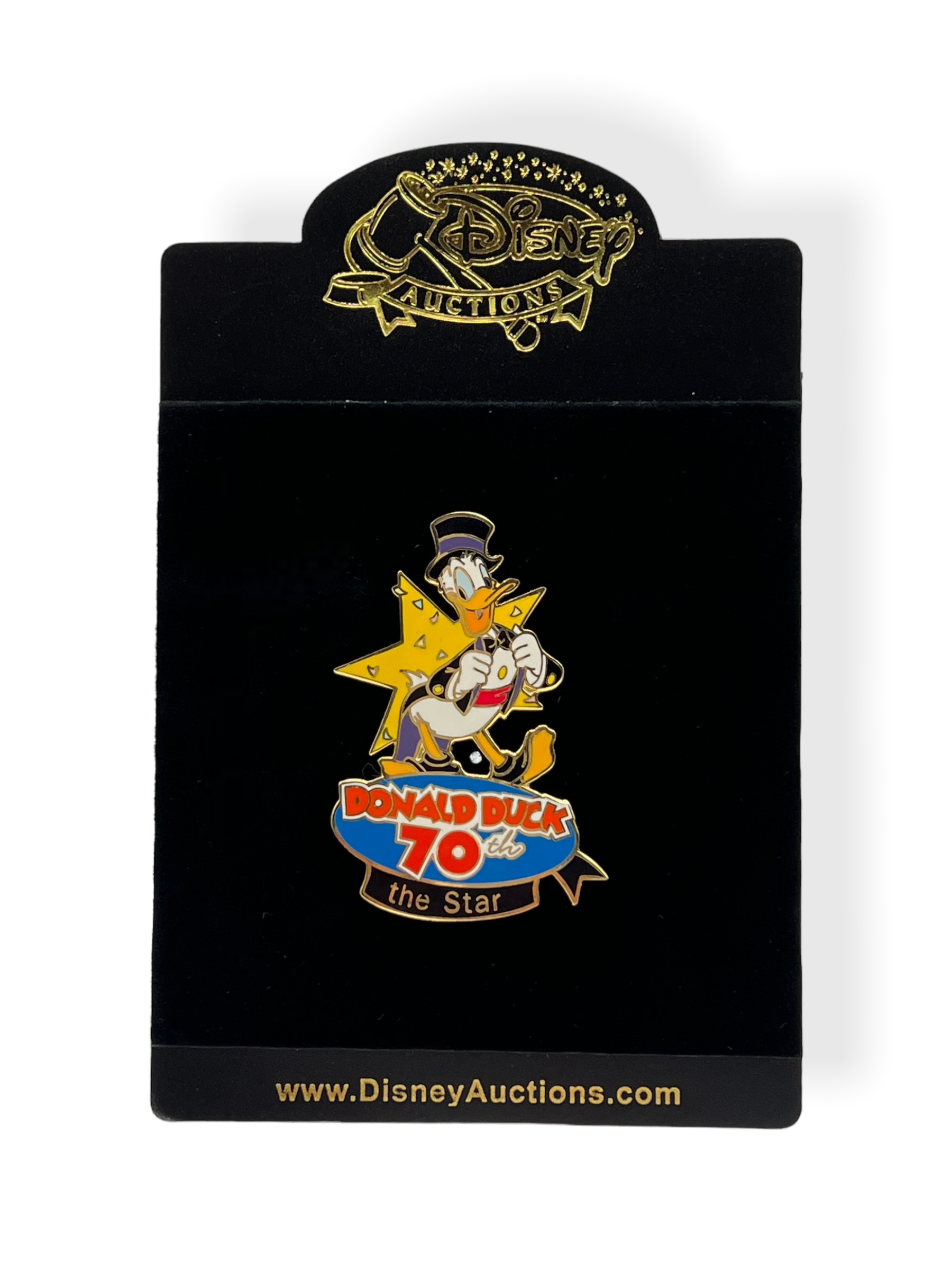 Disney Auctions 70th Anniversary Donald Duck The Star Pin