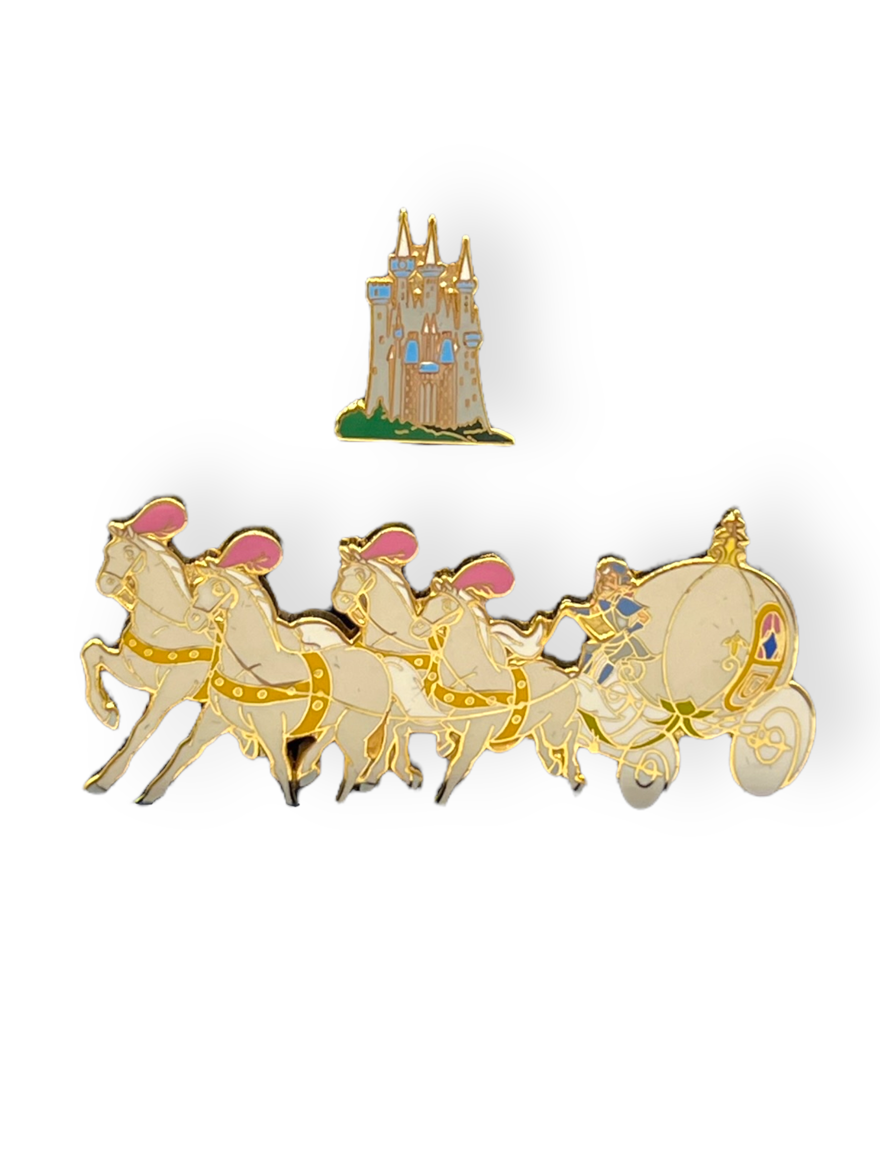 Cinderella Coach and Castle Box Pin Set