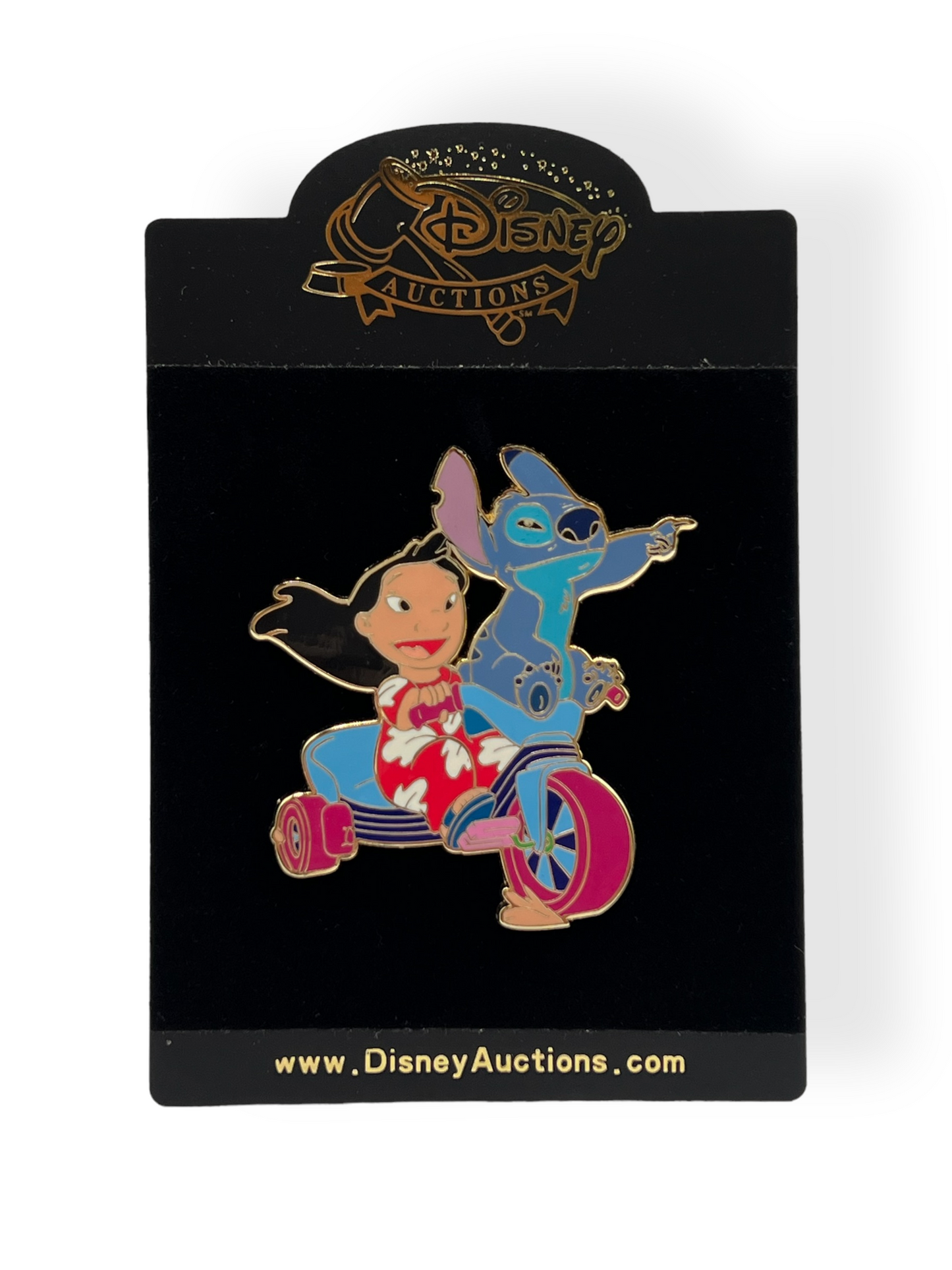 Disney Auctions Lilo & Stitch Tricycle Jumbo Pin
