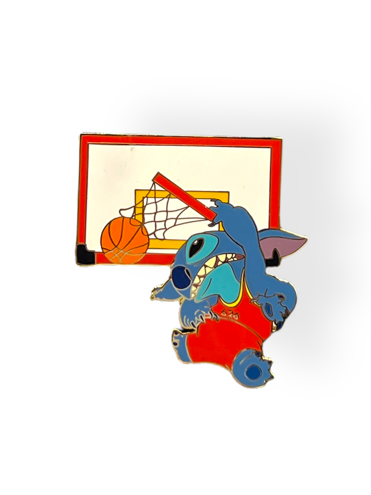 Disney Auctions Stitch Sports Basketball Pin