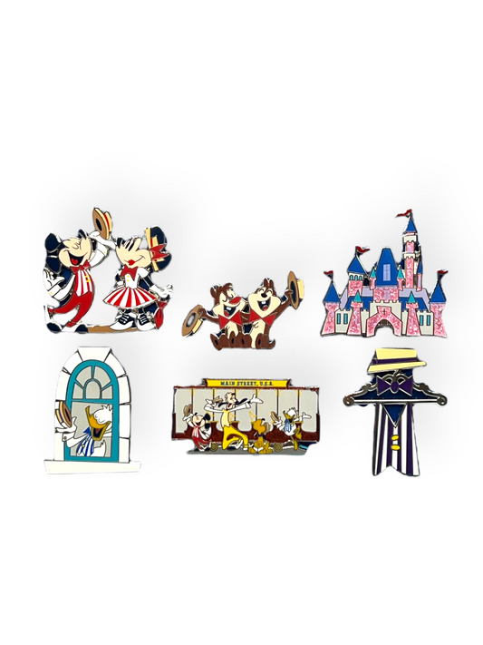D23 Main Street Dapper 6 Pin Set