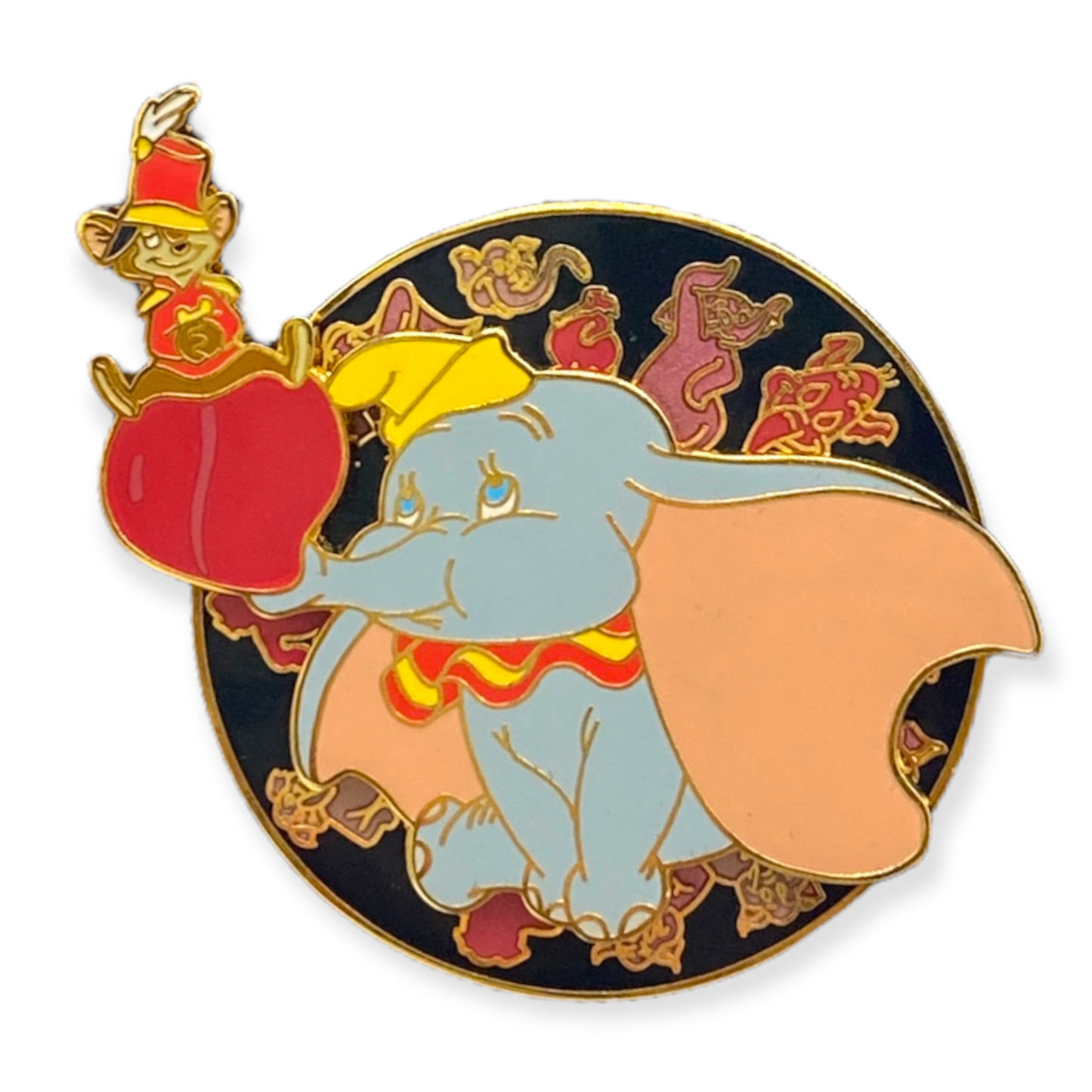 Disney Shopping Dumbo Pink Elephants Spinner Pin