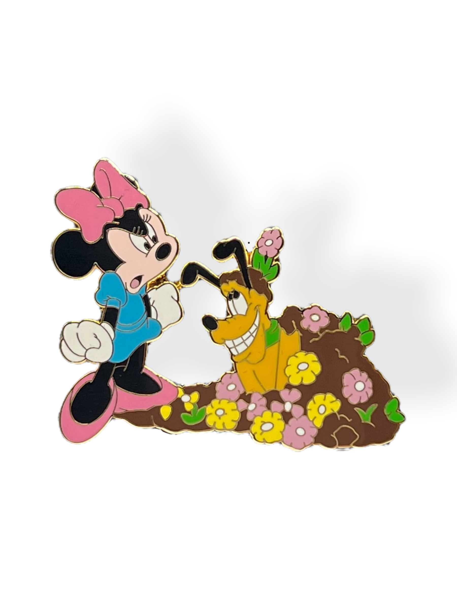 Disney Shopping A Day With Pluto Minnie Flowerbed Pin