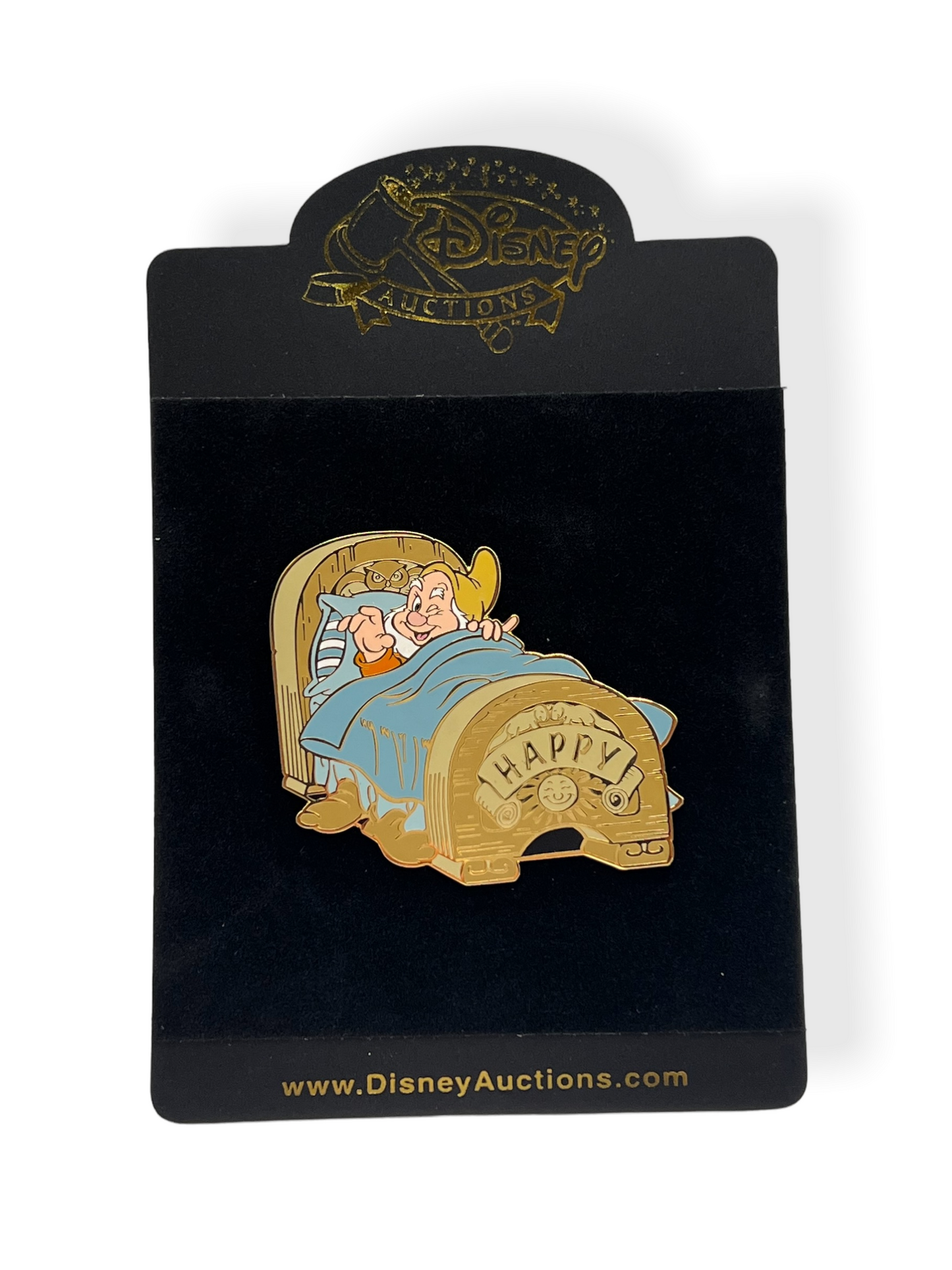 Disney Auctions Sleeping Dwarfs Happy Pin