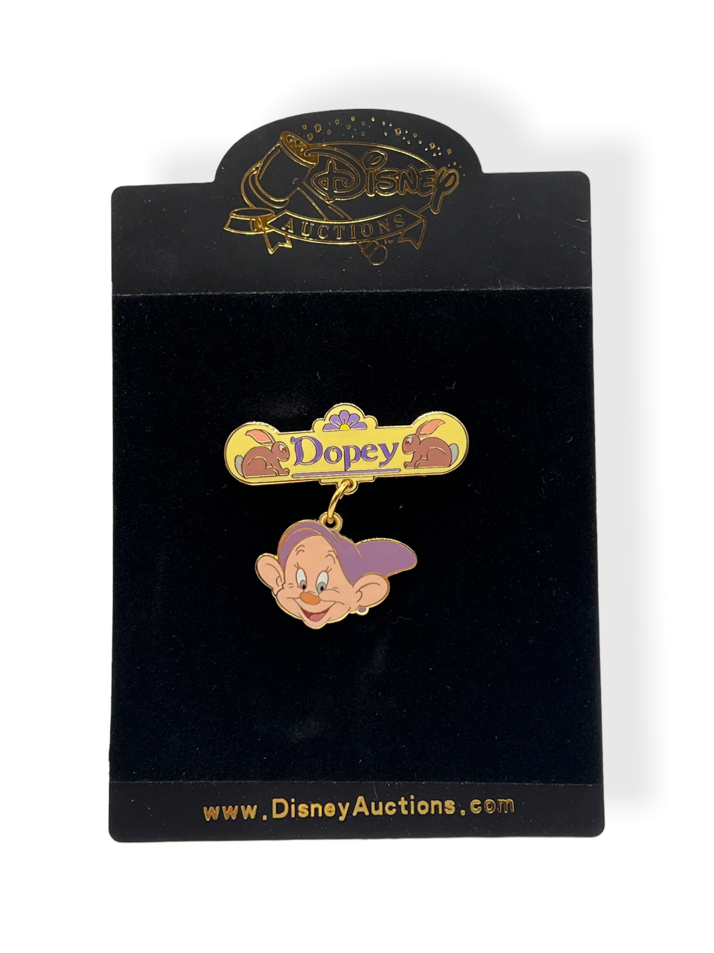 Disney Auctions Photo Frame Dopey Pin