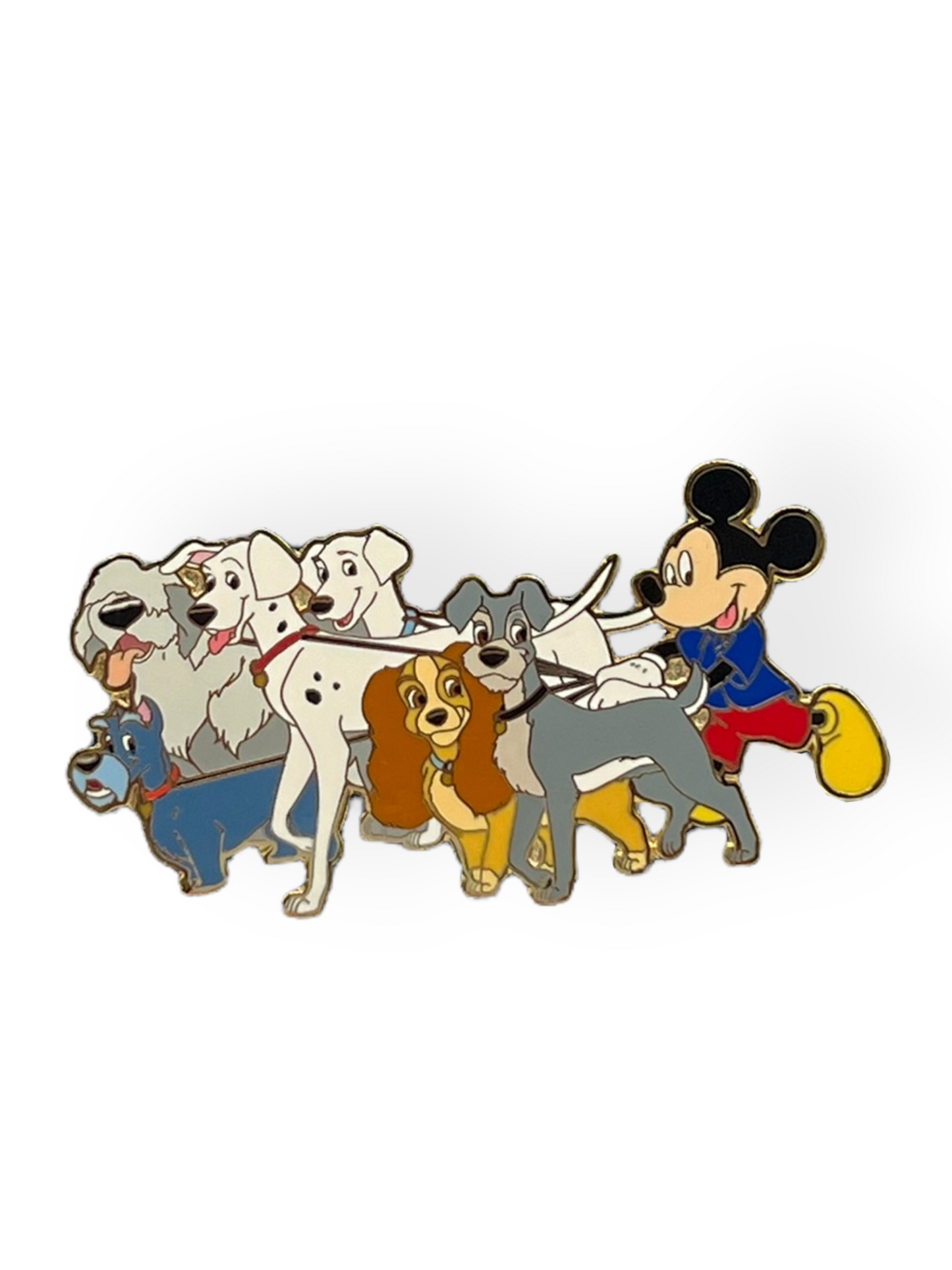 Disney Shopping Mickey Dogwalker Pin