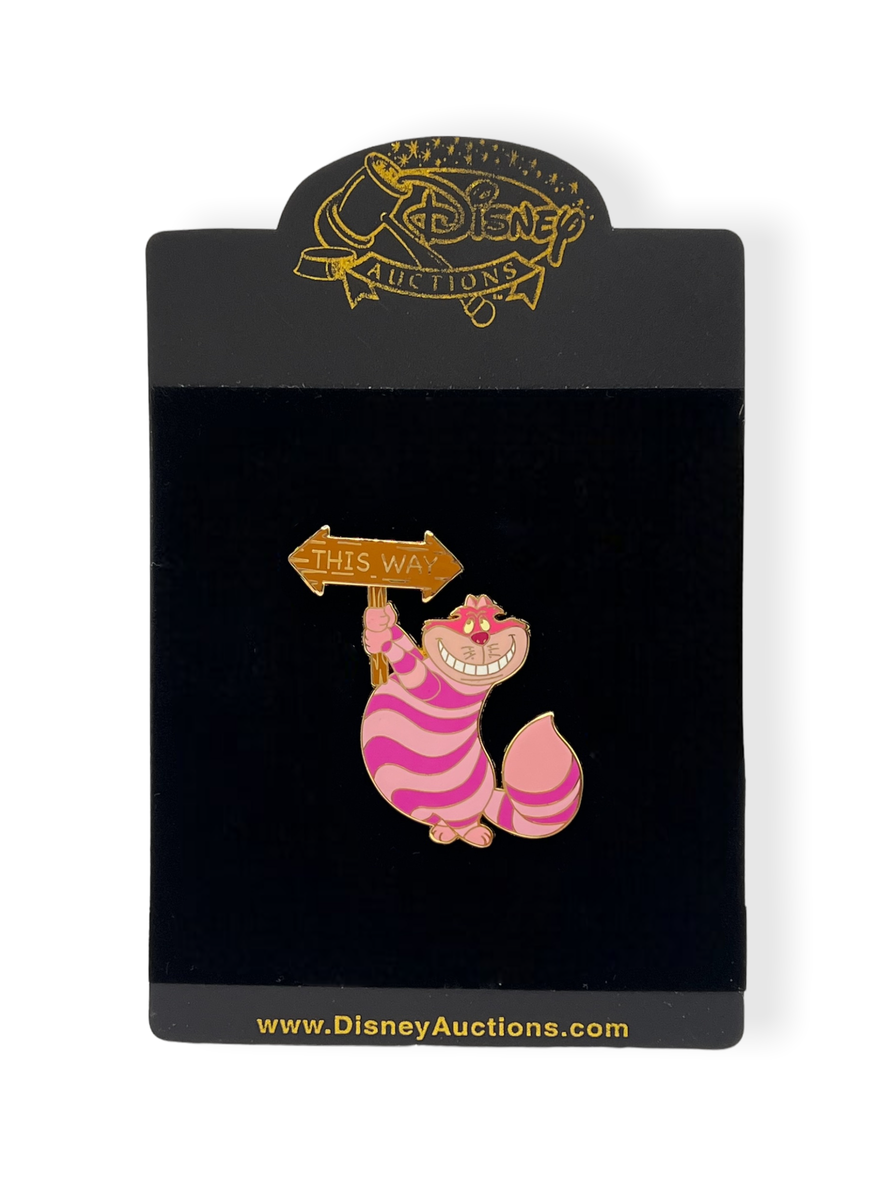 Disney Auctions This Way That Way Cheshire Pin