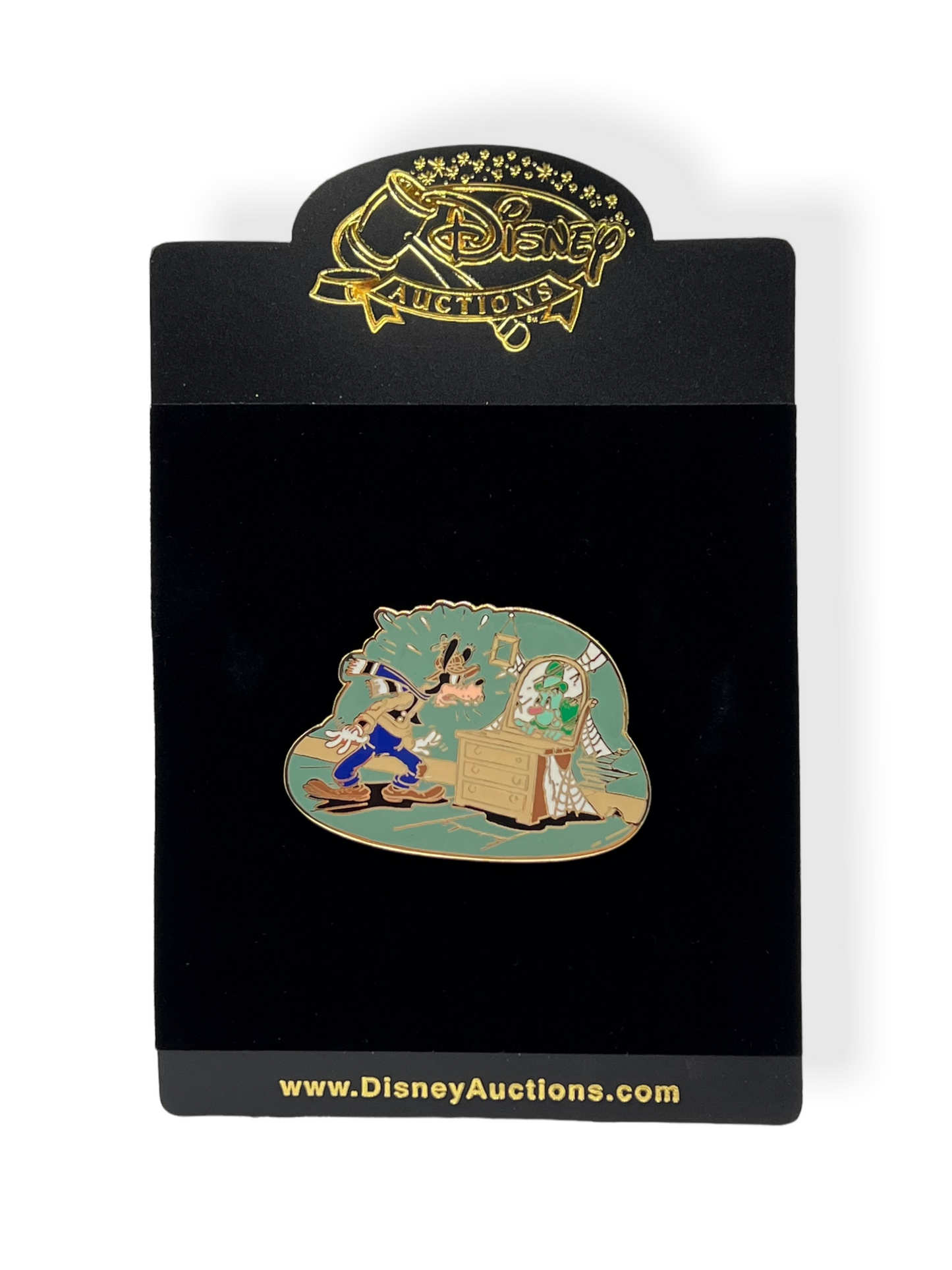 Disney Auctions Lonesome Ghosts Goofy Mirror Pin