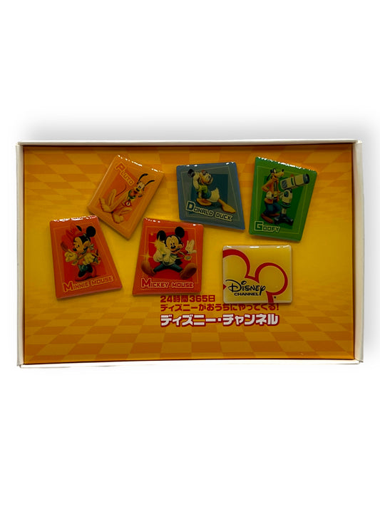Japan Disney Channel Disney Magic Coming to Your Home 6 Pin Set