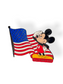 Disney Auctions Flag Day 2003 Mickey Pin