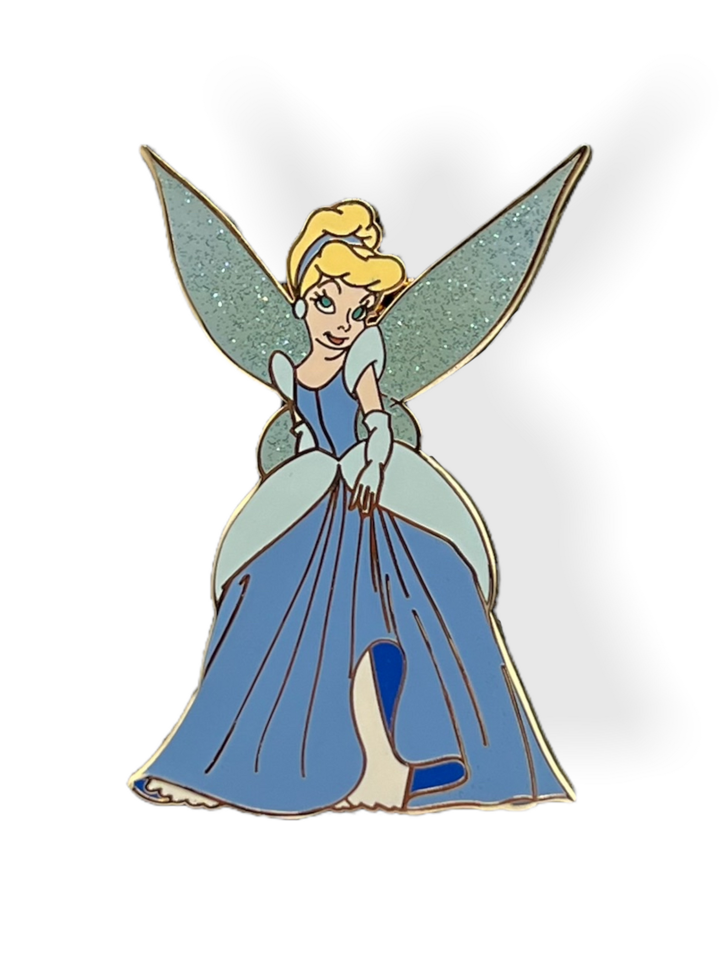 Disney Shopping Tinker Bell Dressed As Cinderella Pin