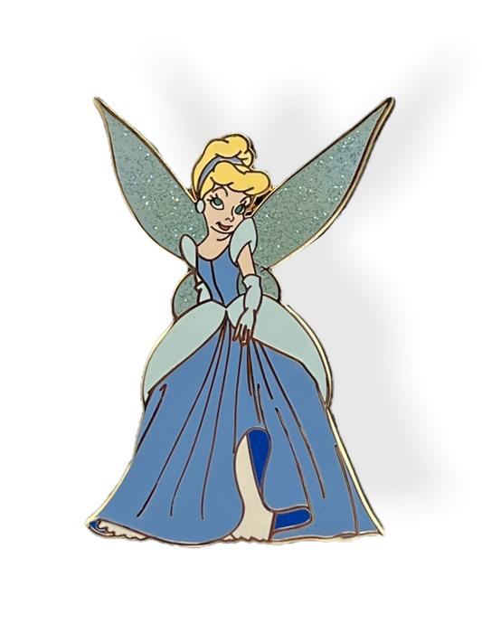 Disney Shopping Tinker Bell Dressed As Cinderella Pin