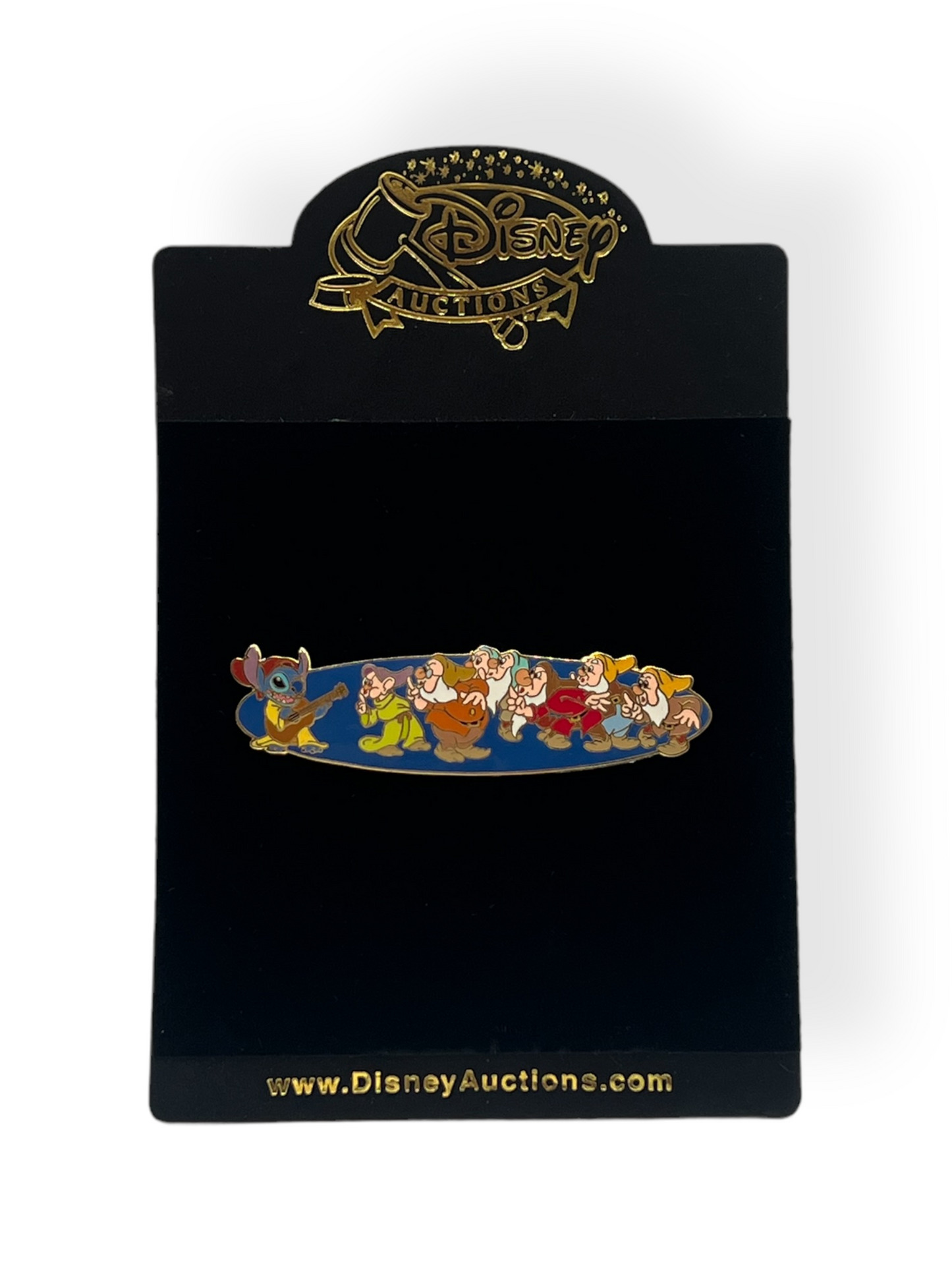 Disney Auctions Stitch With Dwarfs Pin