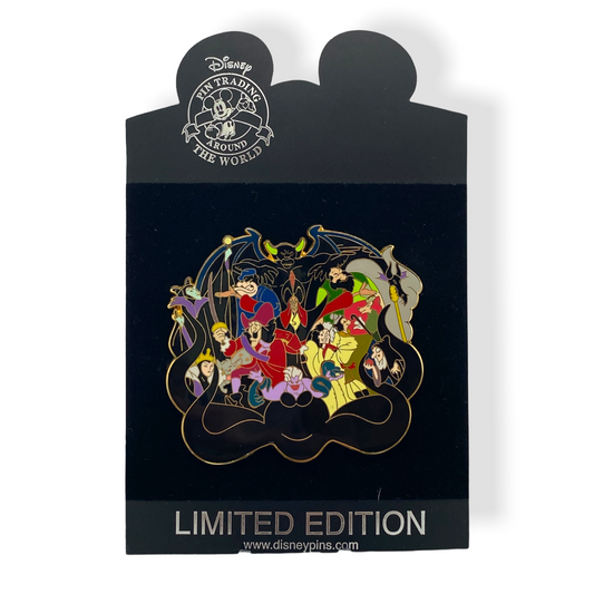 Disney Shopping Villains Cluster Jumbo Pin