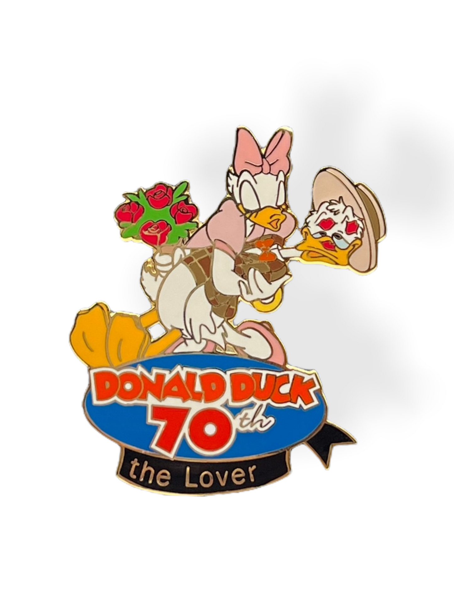 Disney Auctions 70th Anniversary Donald Duck The Lover Pin