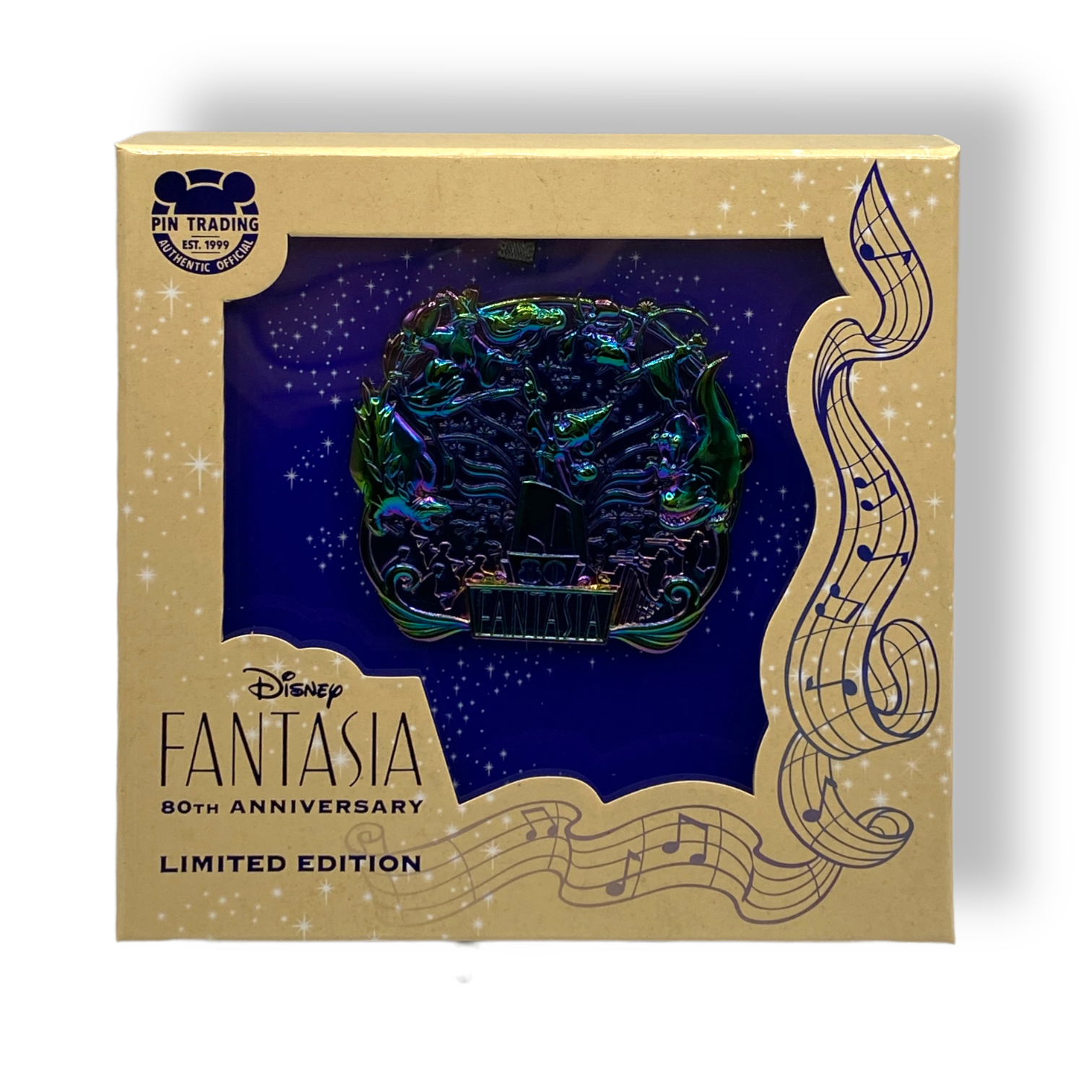 80th Anniversary Fantasia Jumbo Pin