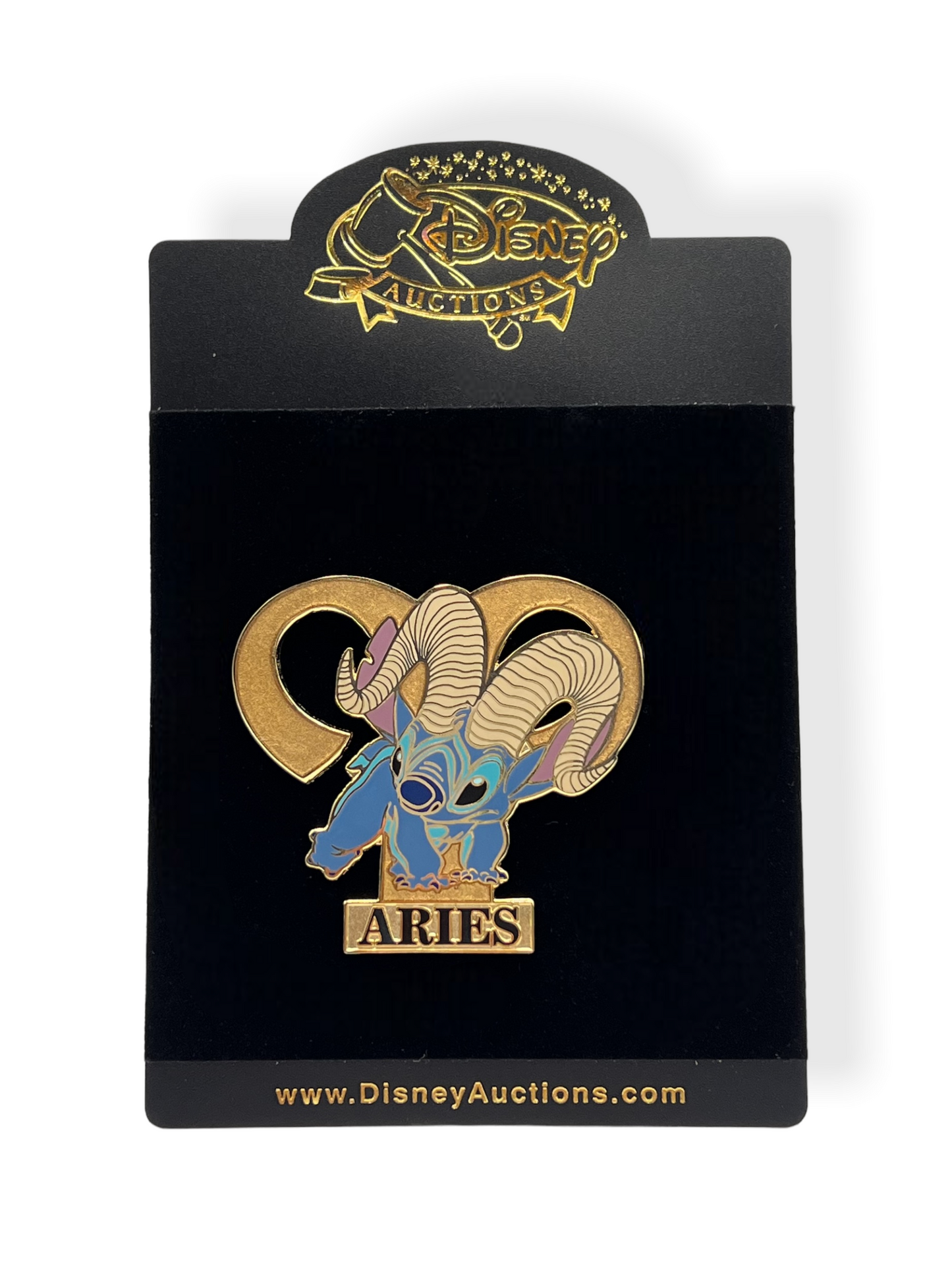 Disney Auctions Stitch Zodiac Aries Pin