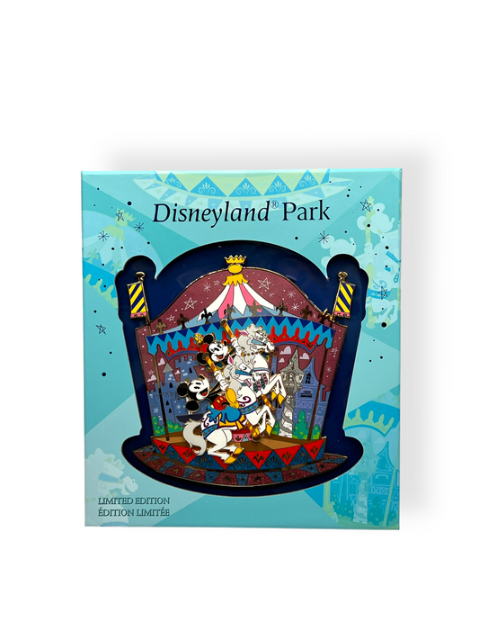 Disneyland Park Mickey and Minnie Carousel Super Jumbo Pin
