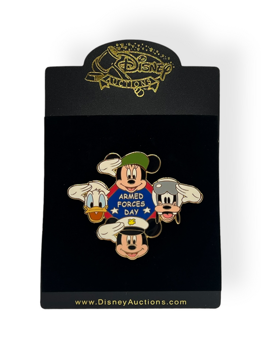 Disney Auctions Armed Forces Day Jumbo Pin