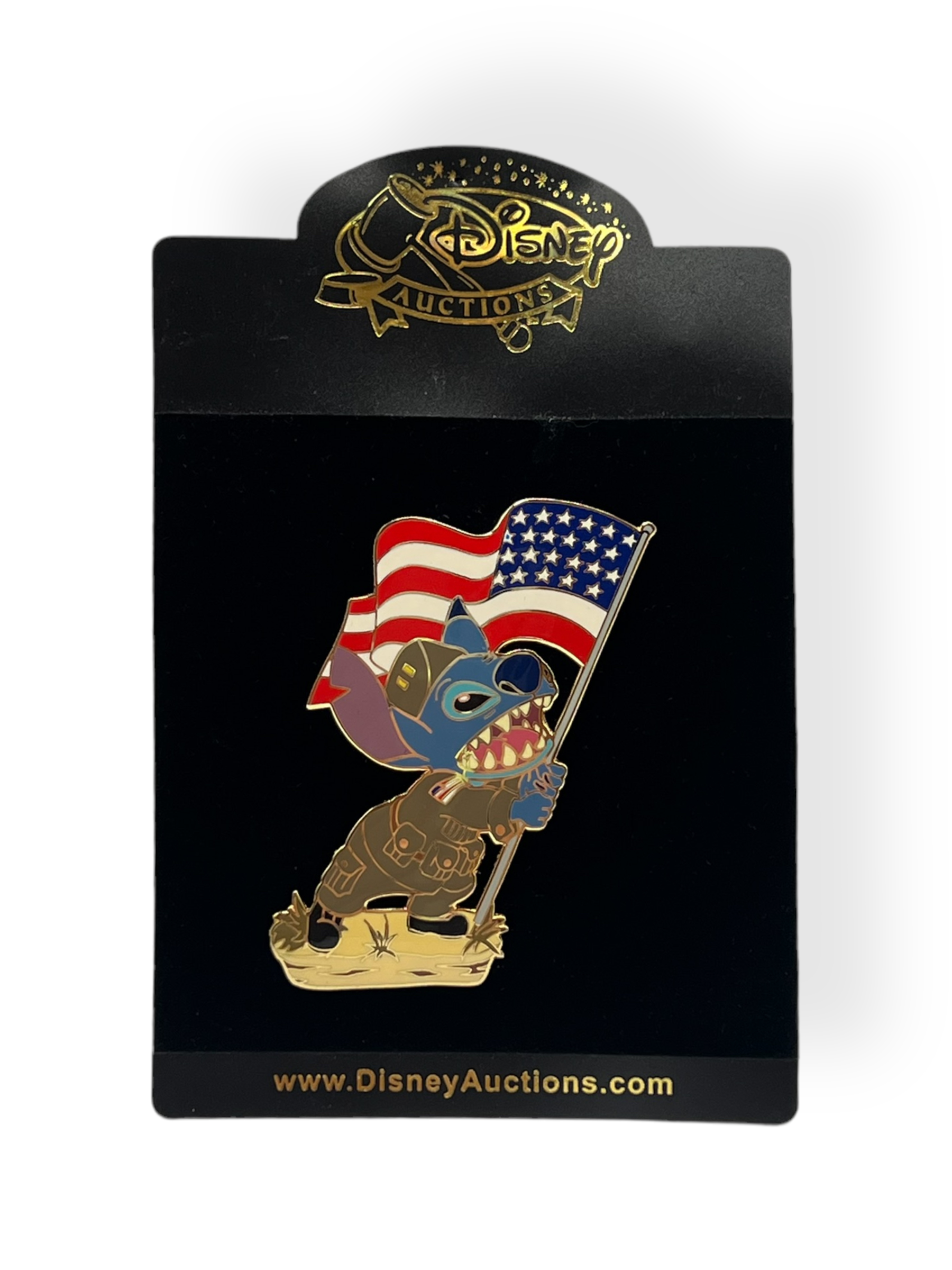 Disney Auctions Stitch Memorial Day Jumbo Pin