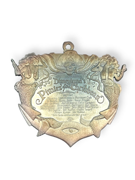 Pirates of The Caribbean 30th Anniversary Imagineer Dedication Plaque Jumbo Pin